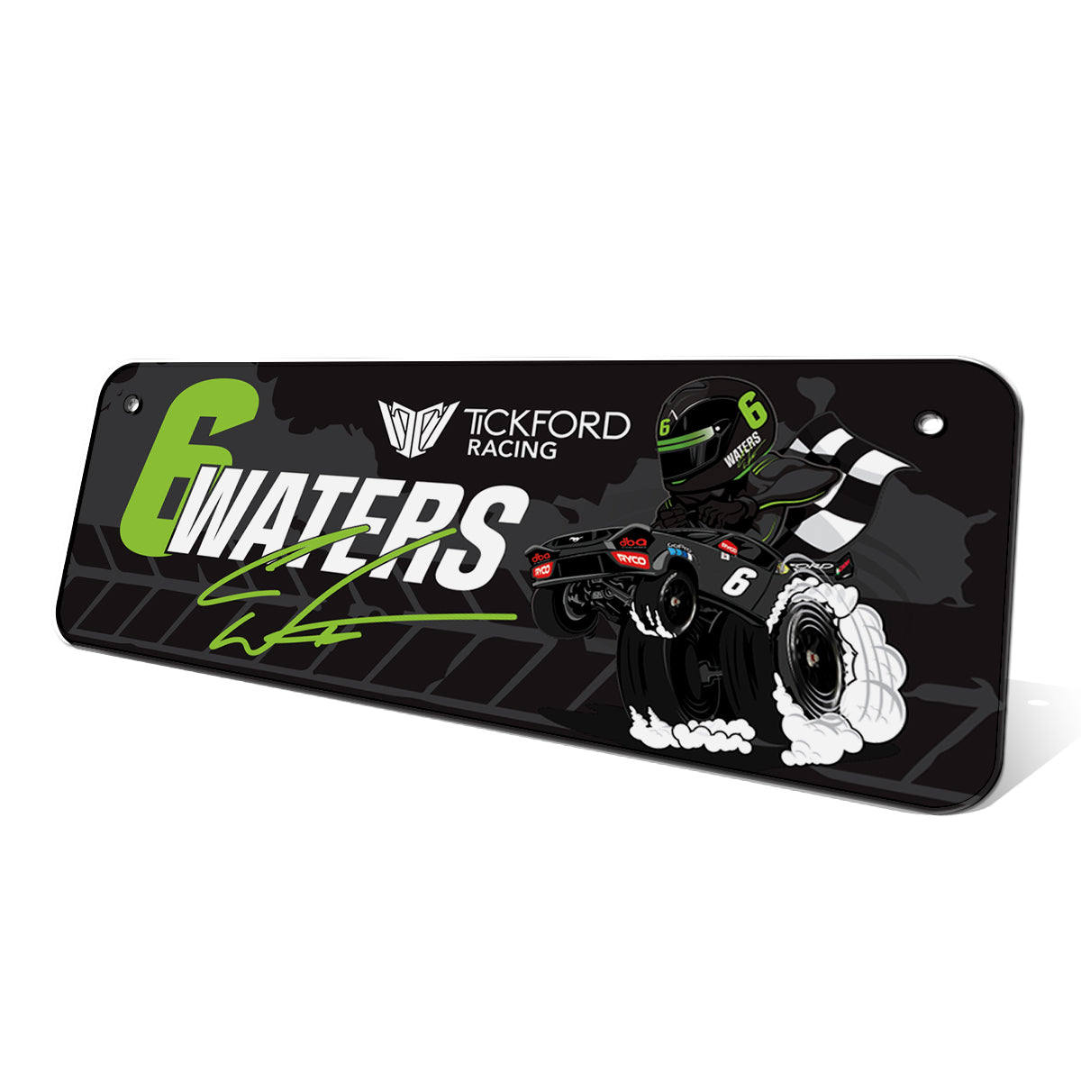 Cam Waters Number Plate